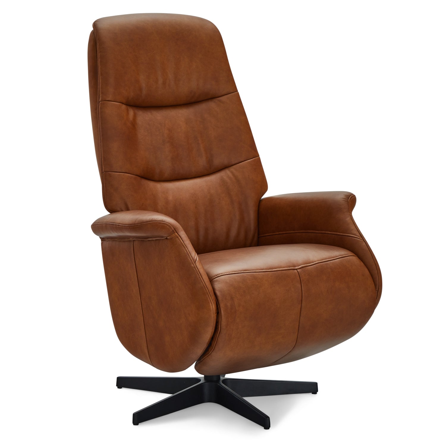 Relaxsessel,Echtleder Cognac Braun