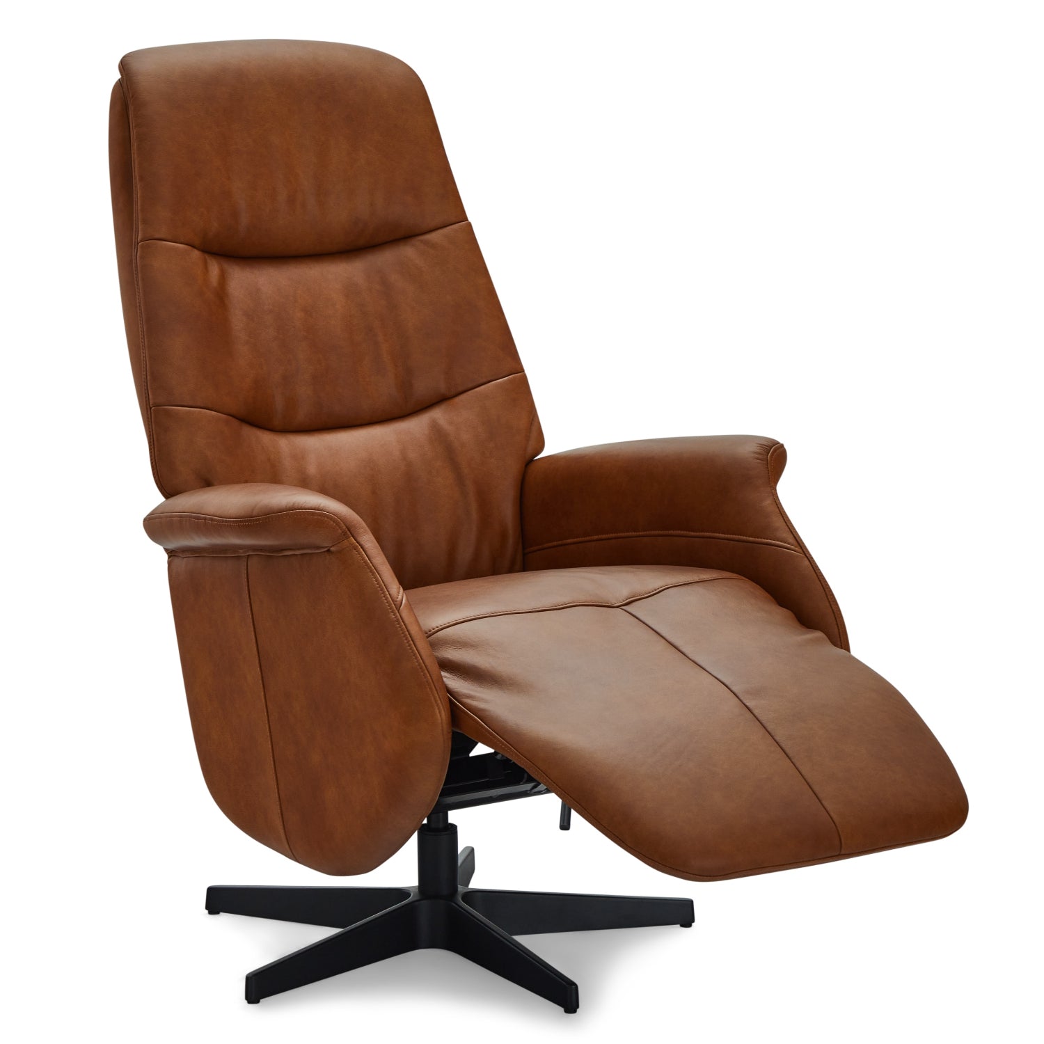 Relaxsessel,Echtleder Cognac Braun
