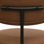 Bürostuhl – Kunstleder Dunkelbraun