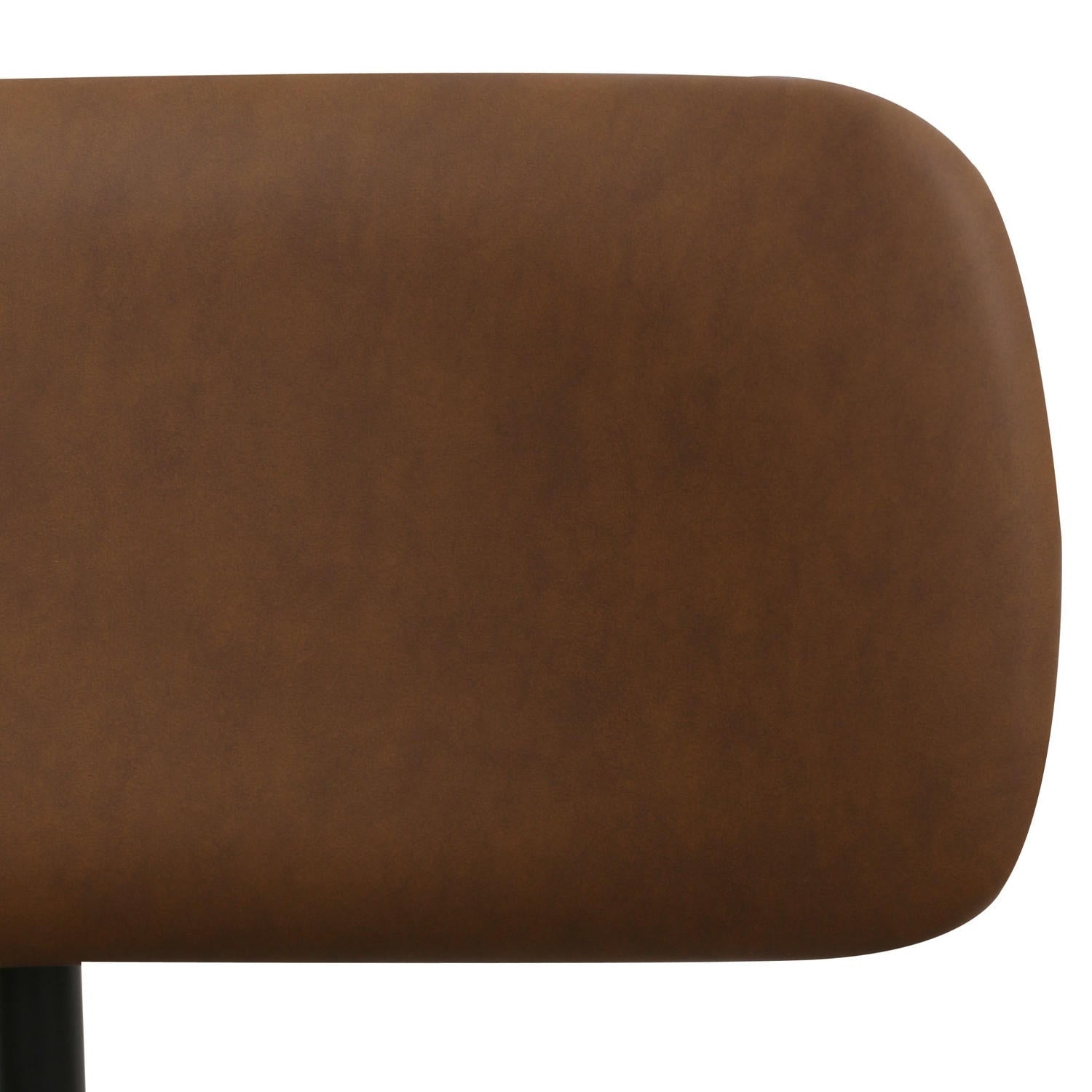 Bürostuhl – Kunstleder Dunkelbraun