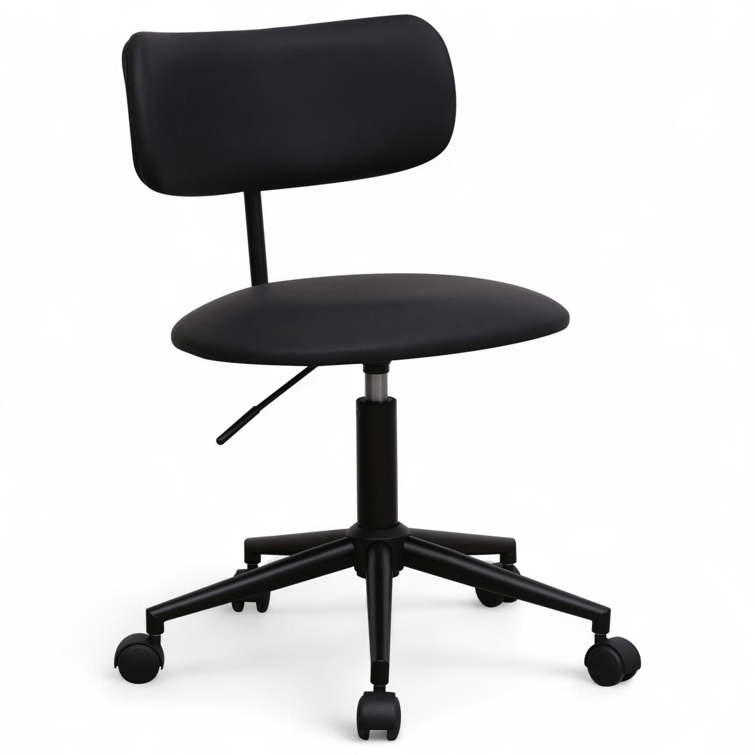 Bürostuhl – Kunstleder Schwarz