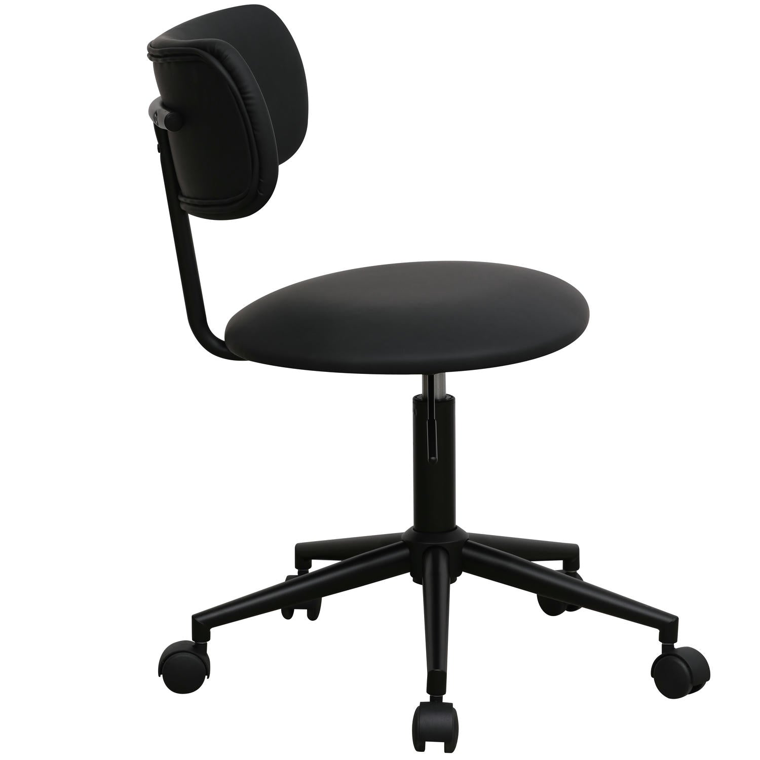 Bürostuhl – Kunstleder Schwarz