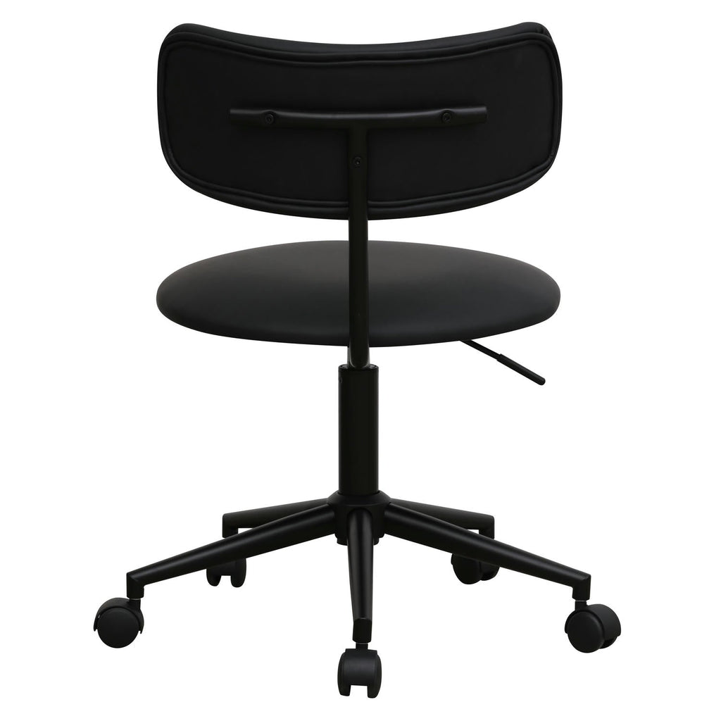 Bürostuhl – Kunstleder Schwarz