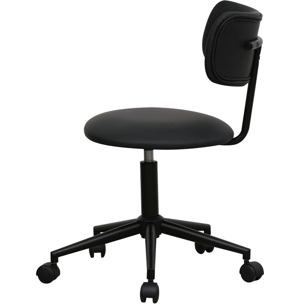 Bürostuhl – Kunstleder Schwarz