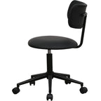 Bürostuhl – Kunstleder Schwarz