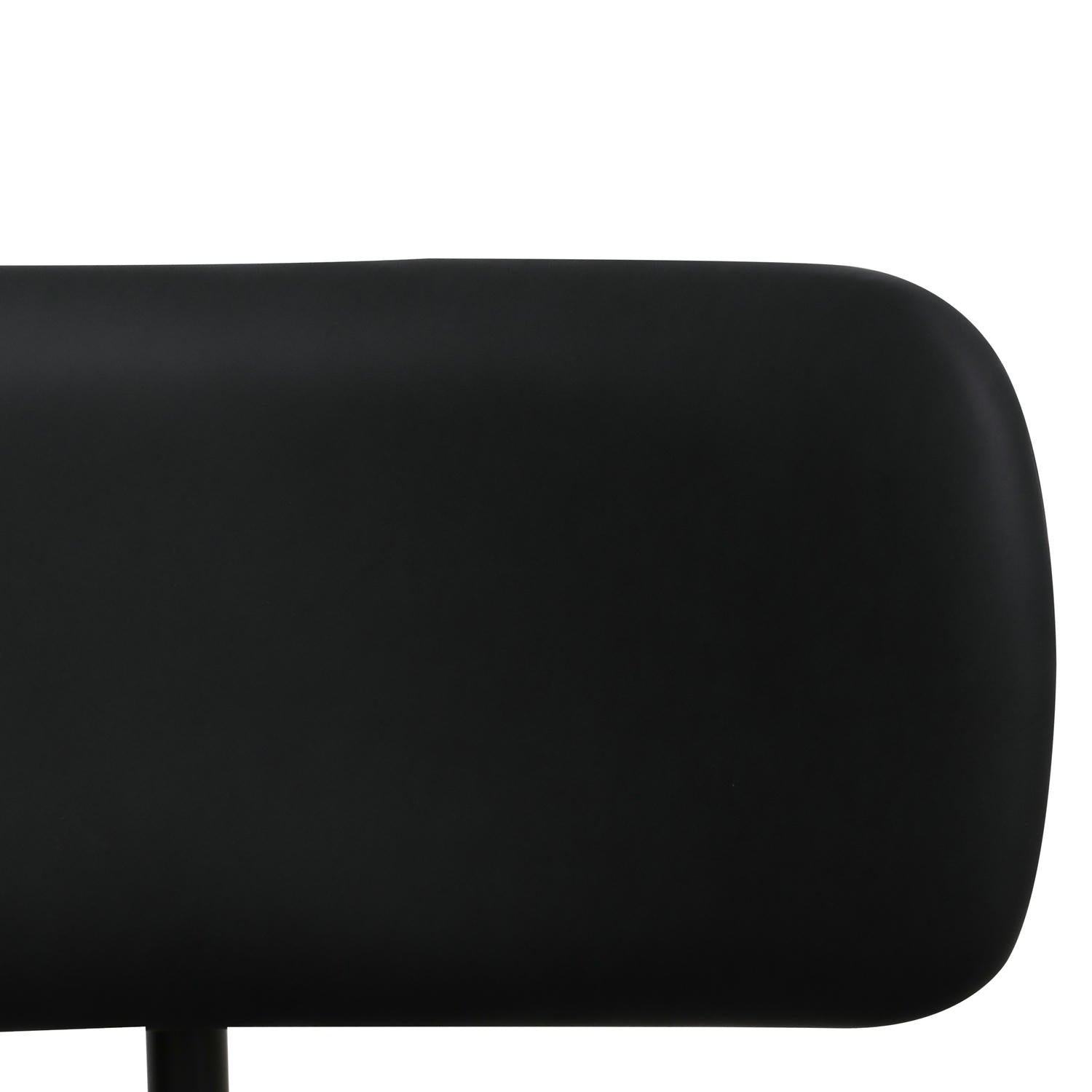 Bürostuhl – Kunstleder Schwarz