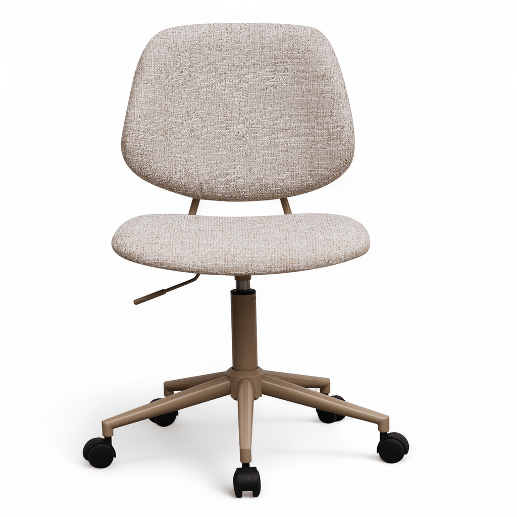 Bürostuhl – Bouclé-Stoff Beige