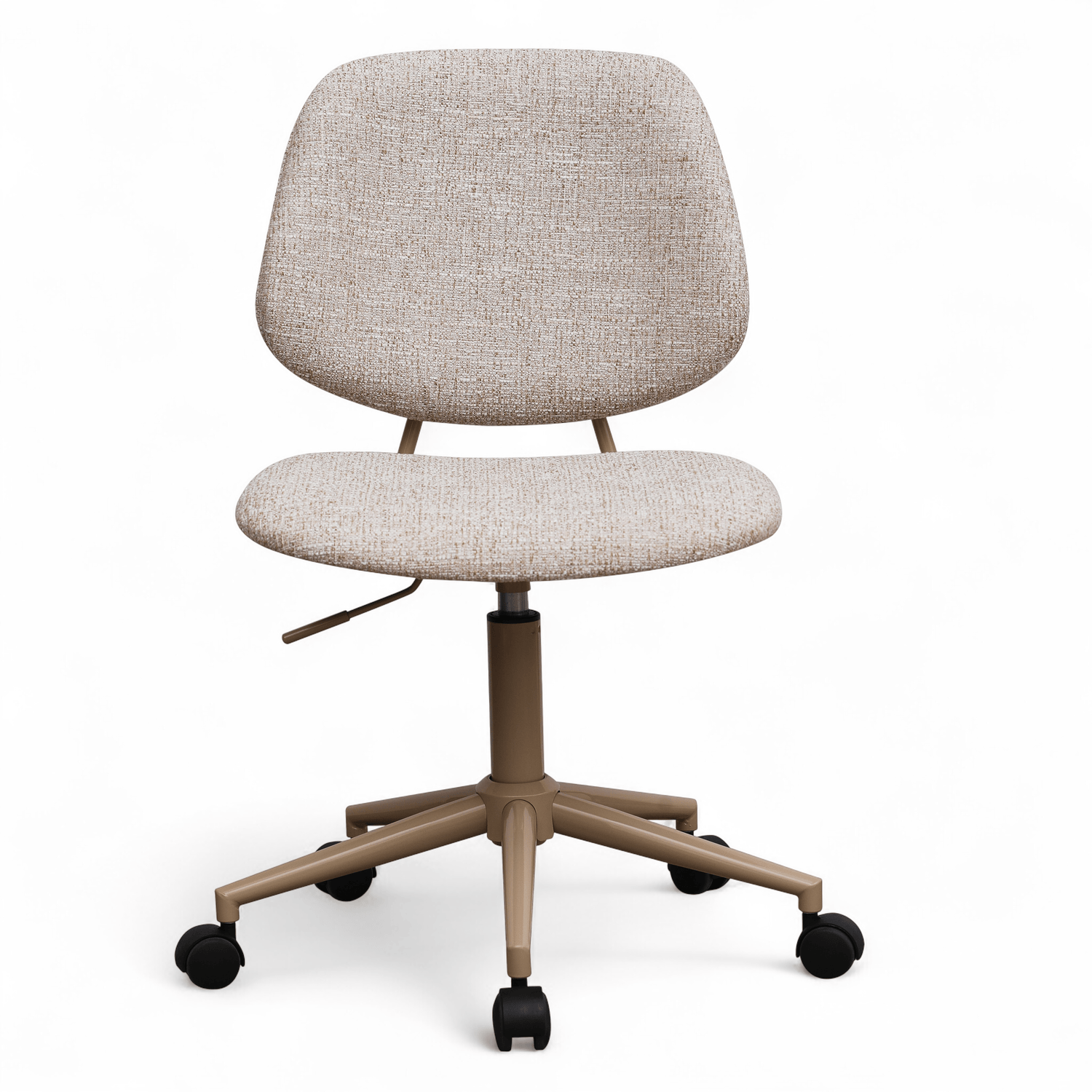 Bürostuhl – Bouclé-Stoff Beige