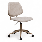 Bürostuhl – Bouclé-Stoff Beige