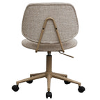 Bürostuhl – Bouclé-Stoff Beige