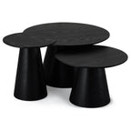 Couchtisch 3er Set – Ø80/60/45 cm