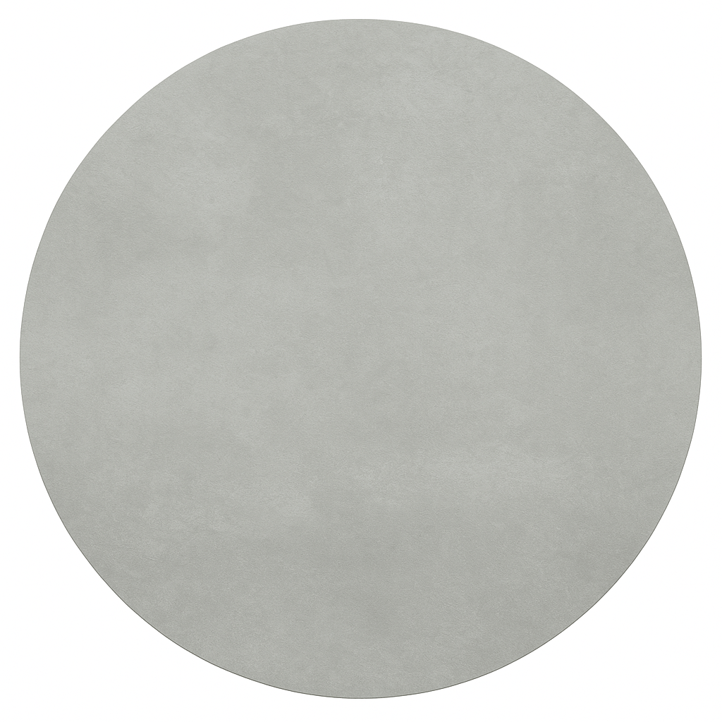 Couchtisch Rund Ø80 cm – Marmoroptik Hellgrau