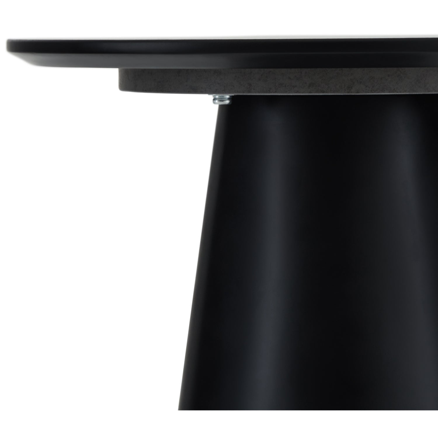 Couchtisch Rund Ø45 cm,Marmoroptik Hellgrau