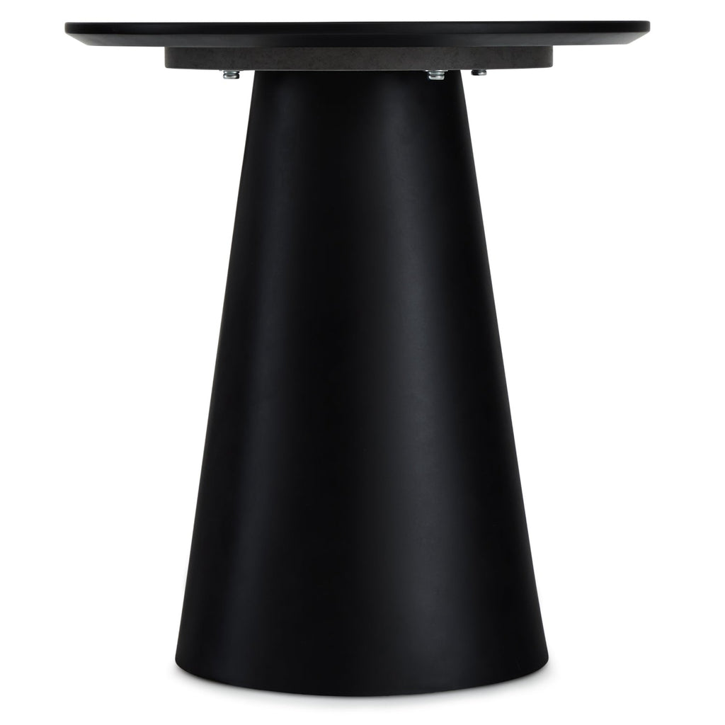 Couchtisch Rund Ø45 cm,Marmoroptik Hellgrau