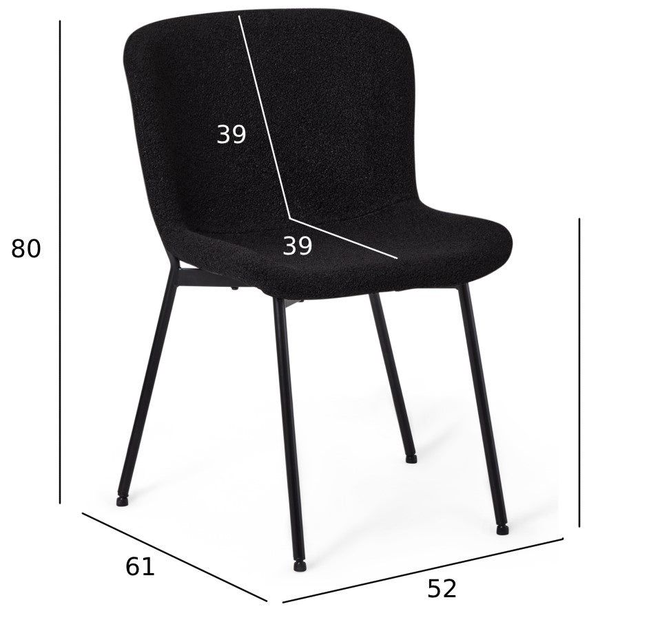 Esszimmerstühle, 2er Set , Weiß oder Schwarz