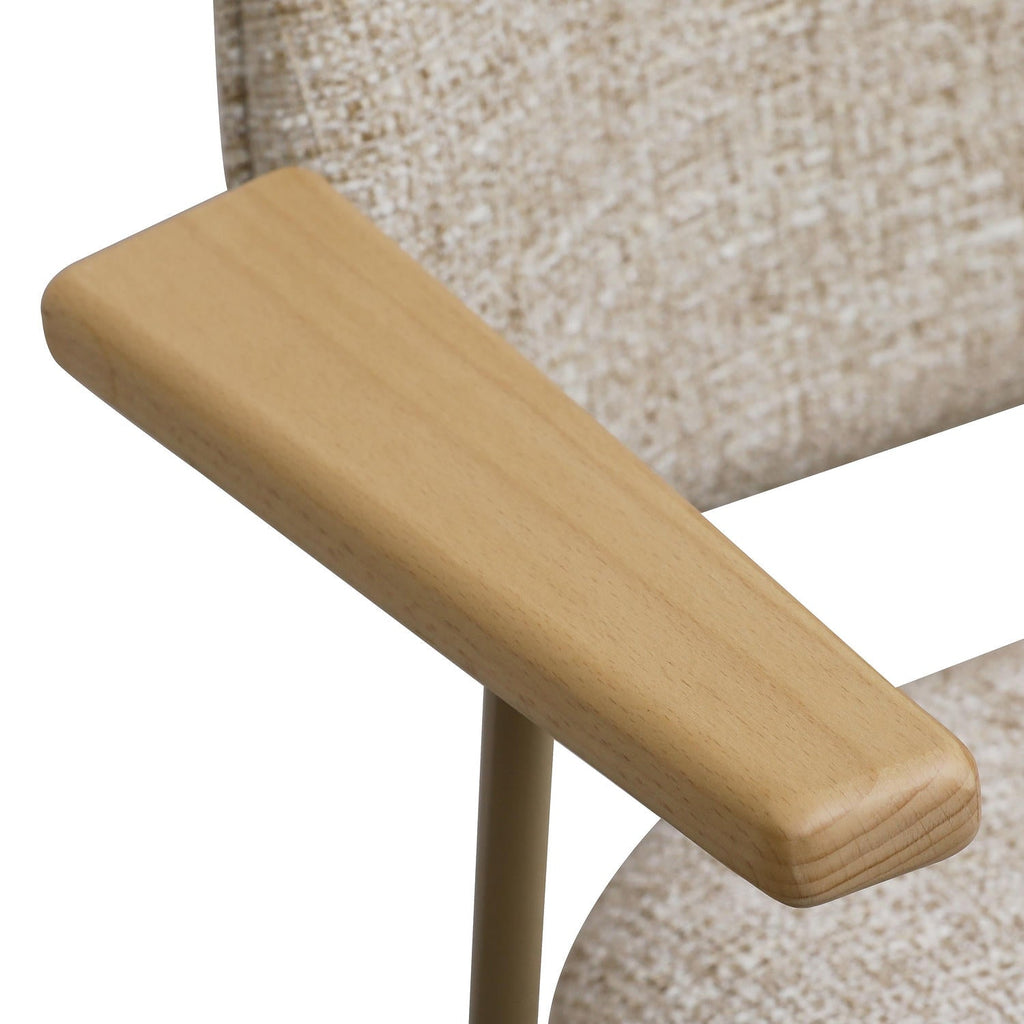 4er Set Esszimmerstühle mit Armlehne