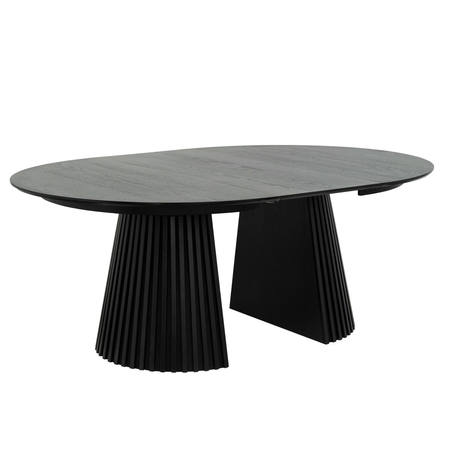 Runder Esstisch ø140 cm,Ausziehbar bis 240 cm - Eiche Natur