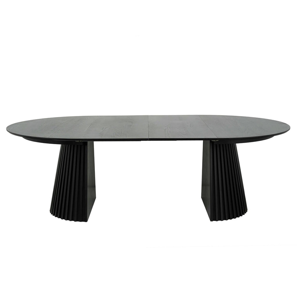 Runder Esstisch ø140 cm,Ausziehbar bis 240 cm - Eiche Natur