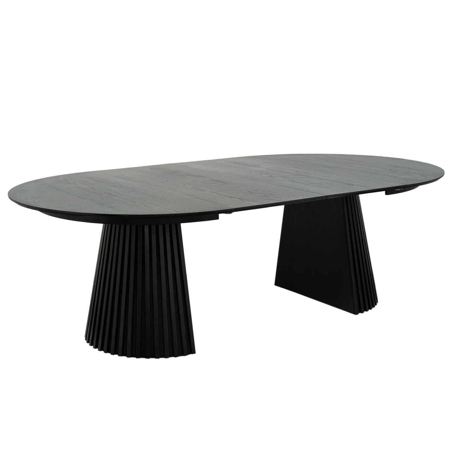 Runder Esstisch ø140 cm,Ausziehbar bis 240 cm - Eiche Natur