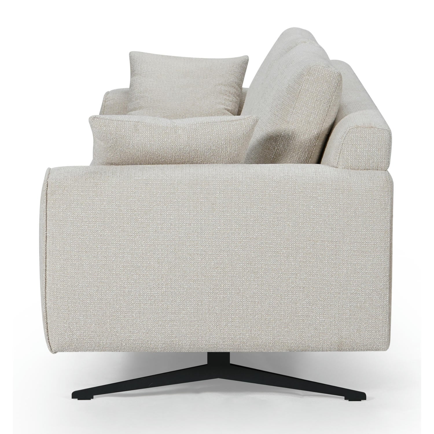 2-Sitzer Sofa Beige – Kompakt,