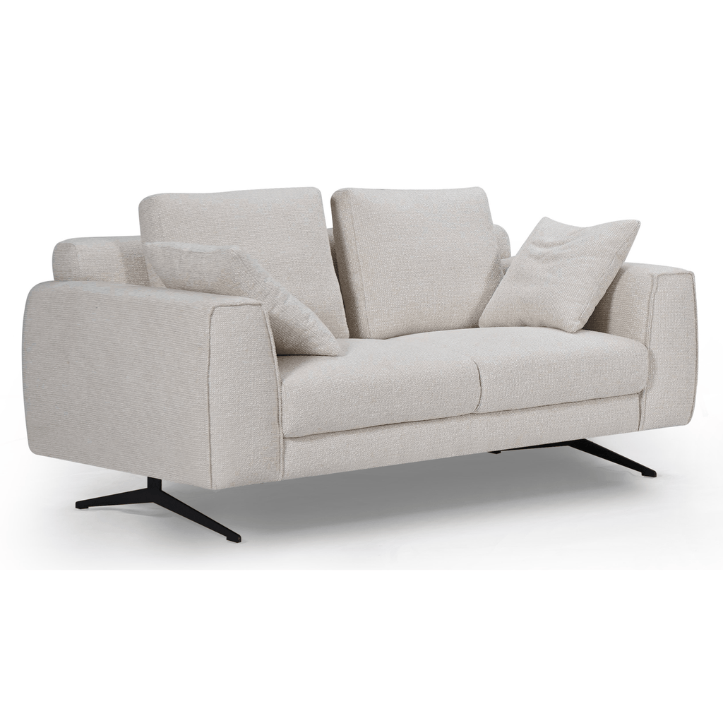 2-Sitzer Sofa Beige – Kompakt,