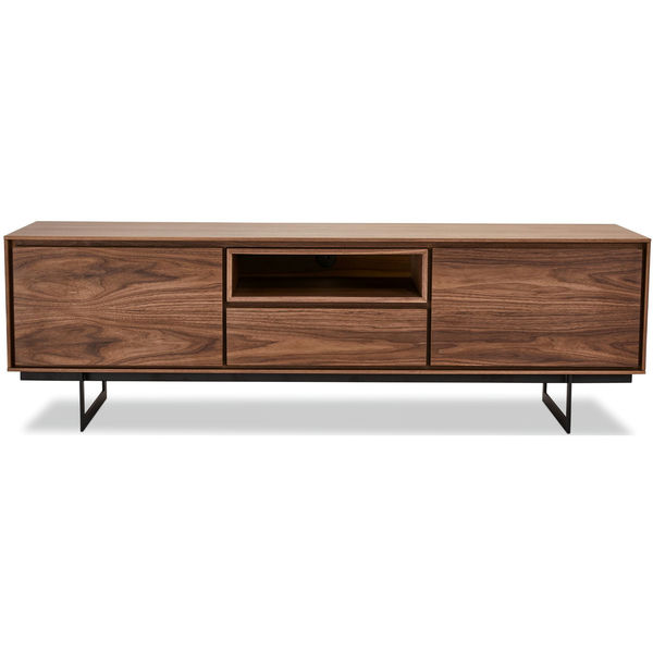 TV-Tisch mit 2 Türen - 160 cm breit Walnuss