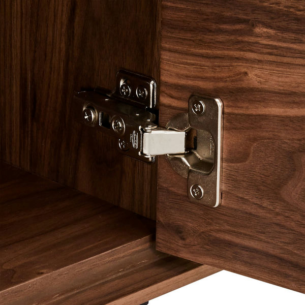 TV-Tisch mit 2 Türen - 160 cm breit Walnuss