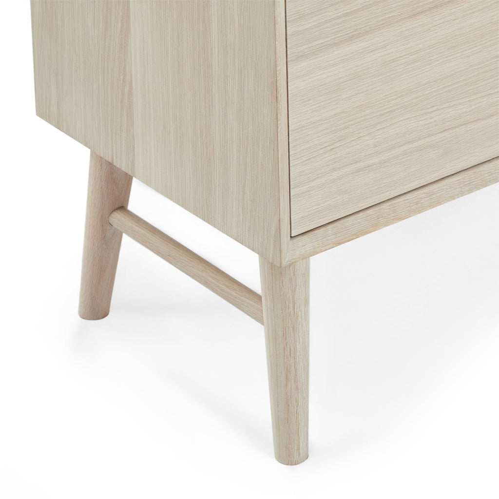 TV-Tisch –160 cm – Weiß geölt