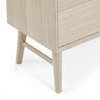 TV-Tisch –160 cm – Weiß geölt