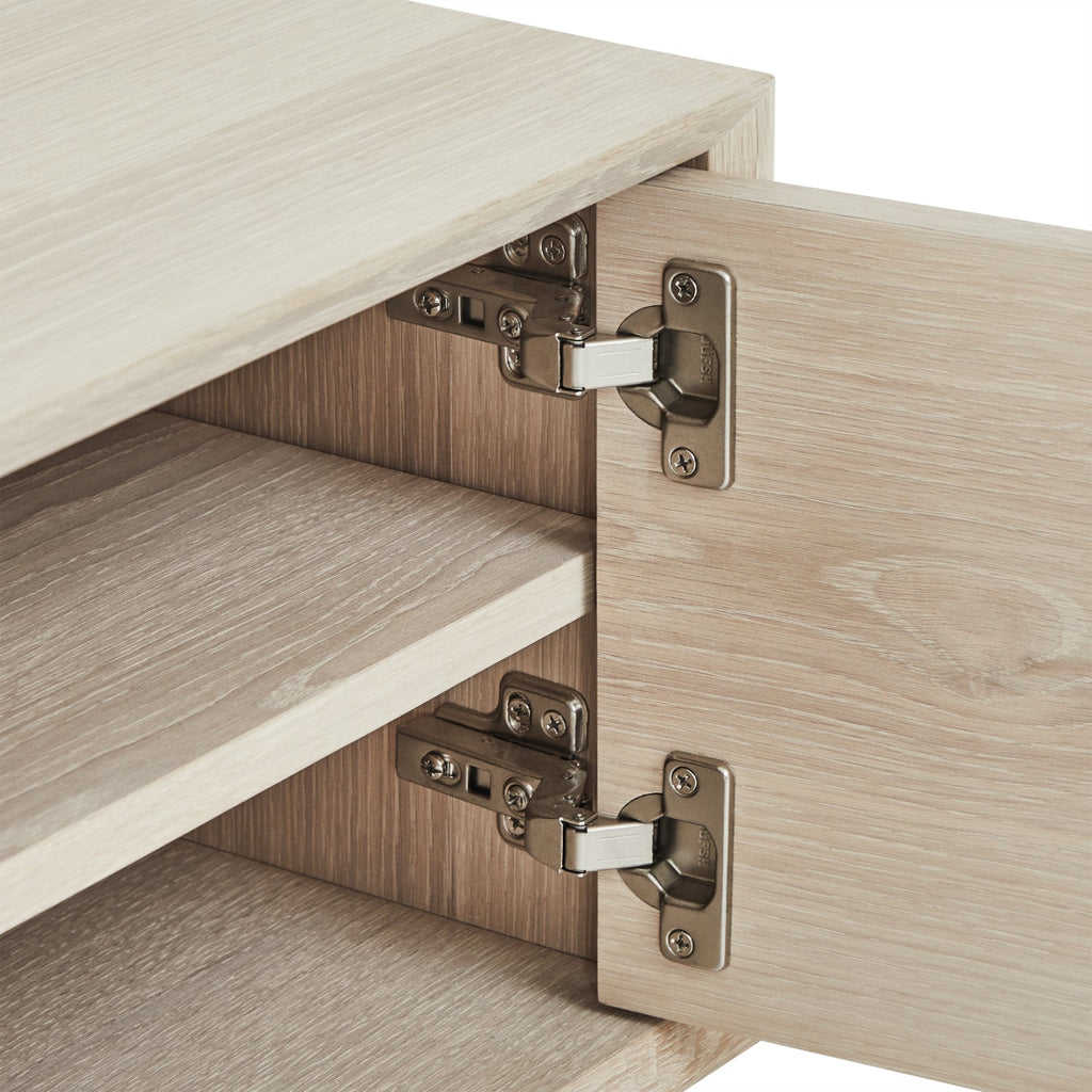 TV-Tisch –160 cm – Weiß geölt