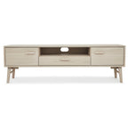 TV-Tisch –160 cm – Weiß geölt
