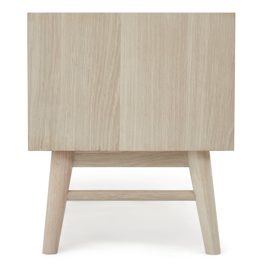 TV-Tisch –160 cm – Weiß geölt