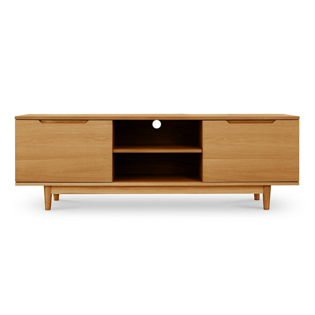 TV‑Lowboard Wildeiche Natur,