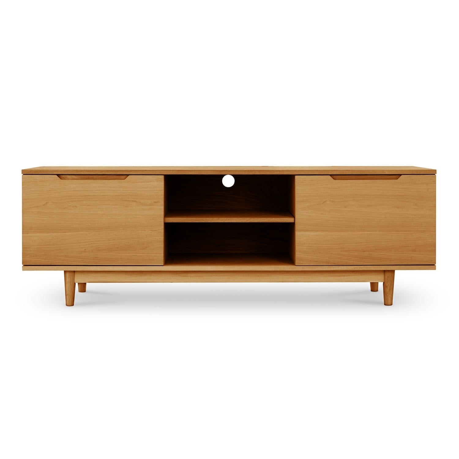 TV‑Lowboard Wildeiche Natur,