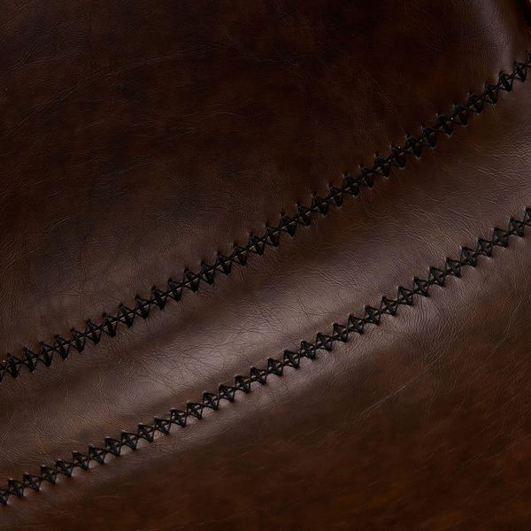 Barstuhl Dunkelbraun Kunstleder