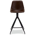 Barstuhl Dunkelbraun Kunstleder
