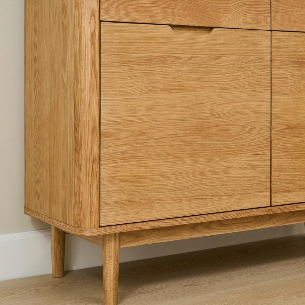 Highboard mit LED-Beleuchtung – 123 cm