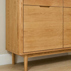 Highboard mit LED-Beleuchtung – 123 cm