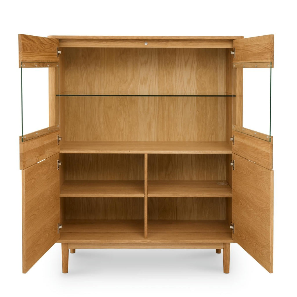 Highboard mit LED-Beleuchtung – 123 cm