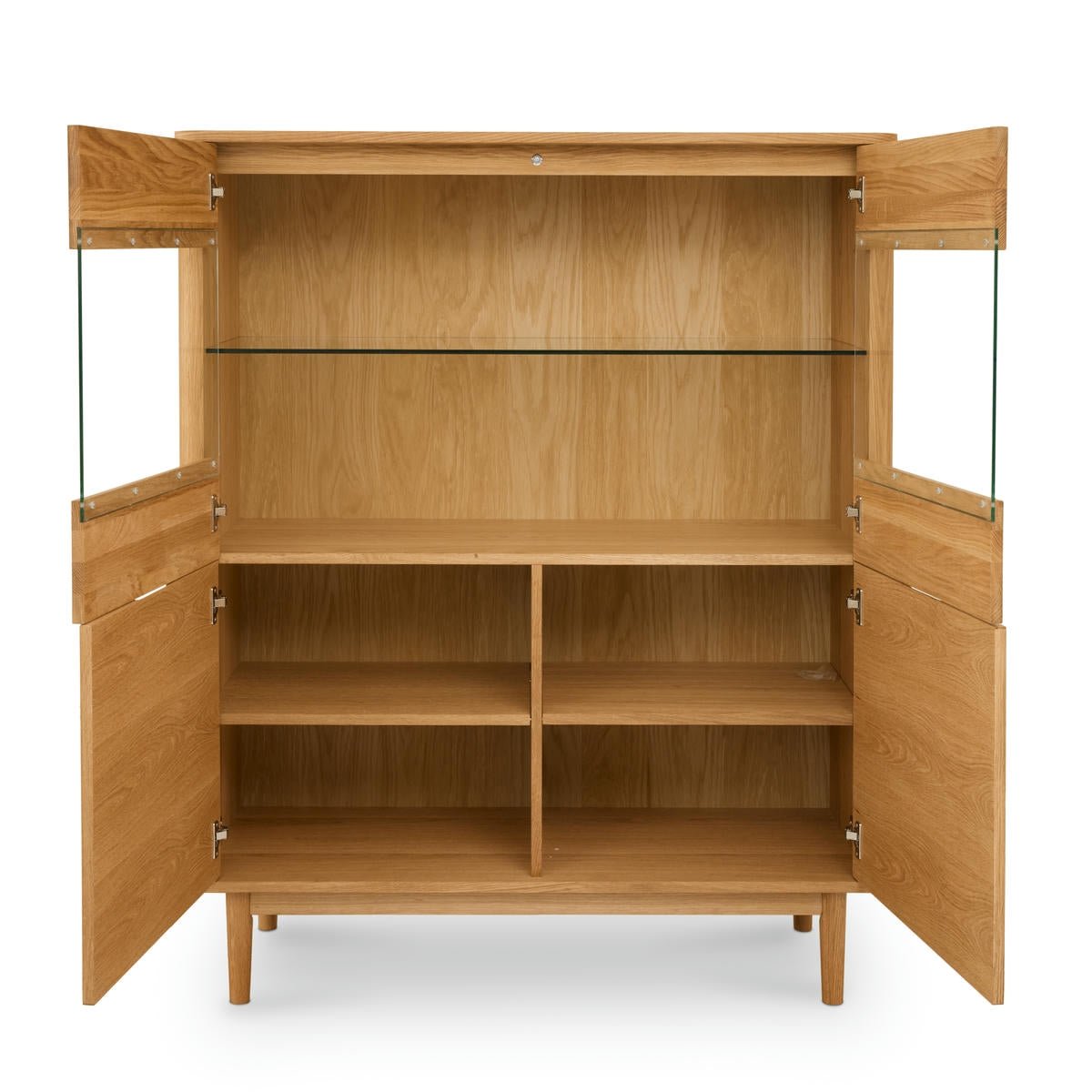 Highboard mit LED-Beleuchtung – 123 cm