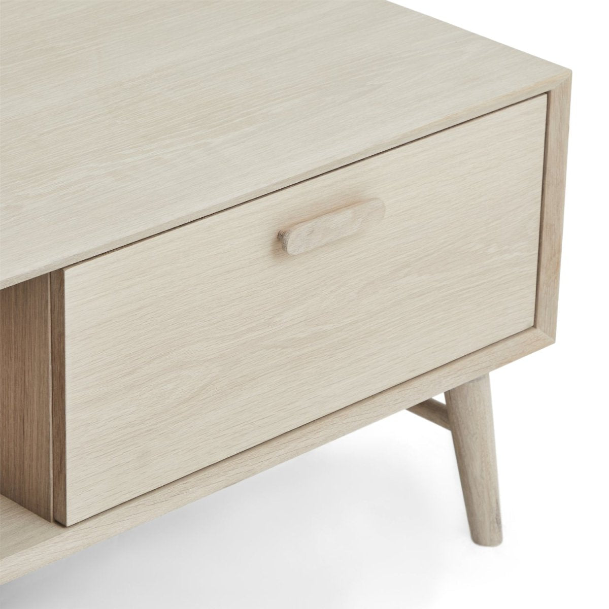 Porto Couchtisch Weißgeölt