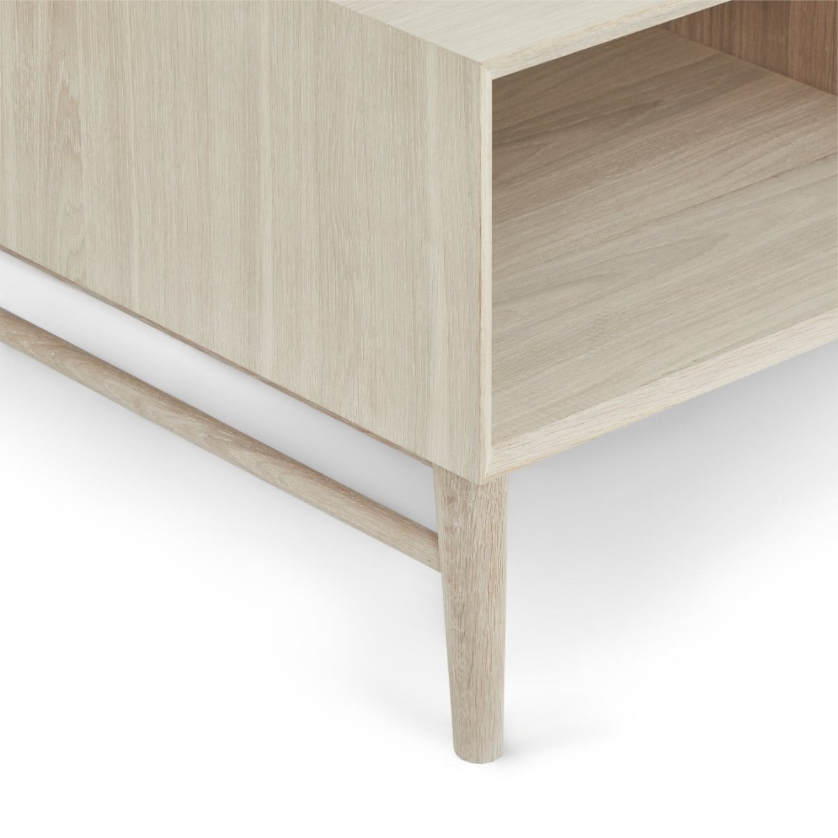 Porto Couchtisch Weißgeölt